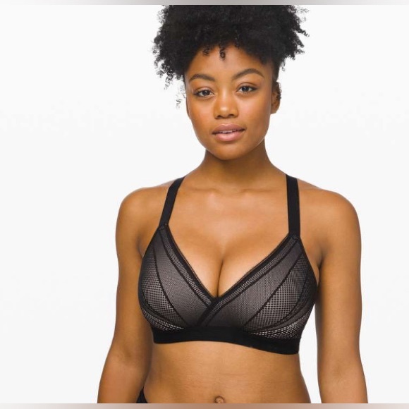 lululemon athletica Other - LULULEMON awake to lace bra black/barely beige 32B